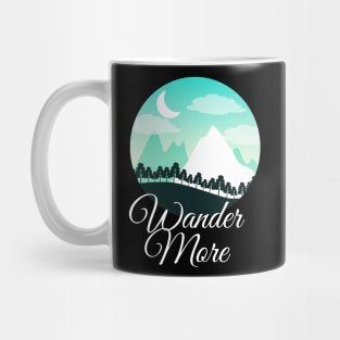 Wander More Hiker Nature Outdoor Hiking Mug